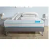 Image de Pack 140x190 matelas BodyMax + sommier kit gris + Couette 240x220cm + 2 oreillers 60x40cm