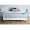 Image de Ensemble 180x200 matelas BodyMax micro ressorts ensachés et mémoire de forme + sommier kit blanc