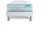 Image de Ensemble 90x190 matelas BodyMax micro ressorts ensachés et mémoire de forme + sommier kit blanc