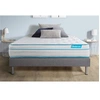 Image de Ensemble 140x200 matelas BodyMax micro ressorts ensachés et mémoire de forme + sommier kit gris