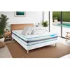 Image de BODYCARE Pack matelas BodyFlex sommier kit blanc Couette et 2 oreillers 140 x 190 cm