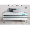 Image de Ensemble 180x200 matelas BodyFlex ressorts ensachés et mémoire de forme + sommier kit blanc