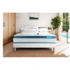 Image de Pack Matelas BodyFit - Mémoire de forme - Ep : 24cm - Sommier kit Blanc avec couette et 2 oreillers