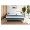 Image de Pack Matelas BodyFit - Mémoire de forme - Ep : 24cm - Sommier kit Gris avec couette et 2 oreillers