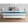 Image de Ensemble 180x200 matelas BodyFit à mémoire de forme + sommier kit blanc