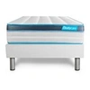 Image de Ensemble 90x190 matelas BodyFit à mémoire de forme + sommier kit blanc