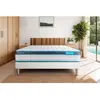Image de BODYCARE Ensemble matelas BodyFit a memoire de forme sommier kit gris 90 x 190 cm