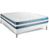 Image de BODYCARE Pack matelas BodyForm sommier kit blanc et Couette, 2 oreillers 140 x 200 cm