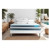 Image de Pack Matelas Bodyform - Mémoire de forme - Ep : 20cm - Sommier kit Blanc avec couette et 2 oreillers