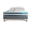 Image de Pack Matelas Bodyform - Mémoire de forme - Ep : 20cm - Sommier kit Gris avec couette et 2 oreillers