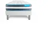 Image de Ensemble 90x190 matelas BodyForm à Mémoire de forme 3 zones + sommier kit blanc
