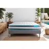 Image de BODYCARE Ensemble matelas BodyForm a Memoire de forme 3 zones sommier kit gris 140 x 190 cm