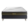 Image de Ensemble 140x190 matelas ULTRA + sommier kit noir