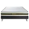 Image de Ensemble 140x190 matelas FLEXY + sommier kit noir