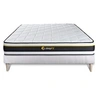 Image de Ensemble 180x200 matelas SOFT + sommier kit blanc