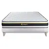 Image de Ensemble 140x190 matelas SOFT + sommier kit blanc