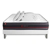 Image de Pack Matelas Regen - Mémoire de forme - Ep : 24cm - Sommier kit Blanc avec couette et 2 oreillers