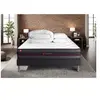 Image de Pack Matelas Regen - Mémoire de forme - Ep : 24cm - Sommier kit Noir avec couette et 2 oreillers