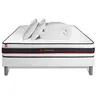 Image de Pack Matelas Form - Mousse - Ep : 19cm - Sommier kit Blanc avec couette et 2 oreillers