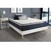 Image de Ensemble matelas Ressorts ensachés+Mémoire de forme ACTIFLEX MAX 180x200 cm Maxi épaisseur 7zones confort + sommier KIT blanc