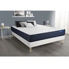 Image de Ensemble matelas ACTIFLEX LIFE 160x200 Ressorts ensachés et Mémoire de forme 5zones de confort + sommier KIT blanc