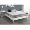 Image de Ensemble matelas Ressorts ensachés ACTIFLEX TOUCH 160x200 3zones de confort + sommier KIT blanc
