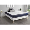 Image de Ensemble matelas Latex+Mémoire de forme ACTILATEX MORPHO 140x190 Maxi épaisseur 5zones de confort + sommier KIT blanc