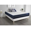 Image de Ensemble matelas ACTILATEX TECH 140x190 Mémoire de forme Maxi épaisseur 5zones de confort + sommier KIT blanc