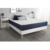 Image de Ensemble matelas Latex et Mémoire de forme ACTILATEX SLEEP 140x190 5zones de confort + sommier KIT blanc