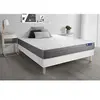 Image de Ensemble matelas ACTILATEX DREAM Latex et mémoire de forme 160x200 cm 5zones de confort + sommier KIT blanc