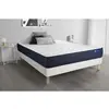 Image de ACTISOM Ensemble matelas ACTILATEX LIFE Latex et Memoire de forme 5zones de confort et sommier KIT blanc 180 x 200 cm
