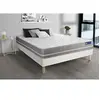 Image de Ensemble matelas Latex + mémoire de forme ACTILATEX TOUCH 140x200 3zones de confort + sommier KIT blanc