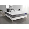 Image de ACTISOM Ensemble matelas Memoire de forme ACTIMEMO ZEN Maxi epaisseur 7 zones de confort sommier KIT blanc 90 x 190 cm