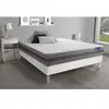 Image de Ensemble matelas ACTIMEMO RELAX mémoire de forme 140x190 cm Maxi épaisseur 5zones de confort + sommier KIT blanc