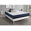 Image de Ensemble matelas ACTIMEMO TECH 180x200 Mémoire de forme Maxi épaisseur 5zones de confort + sommier KIT blanc