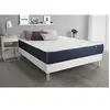 Image de Ensemble matelas Mémoire de forme ACTIMEMO SLEEP 160x200 5zones de confort + sommier KIT blanc