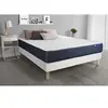 Image de Ensemble matelas Mémoire de forme ACTIMEMO SLEEP 140x190 5zones de confort + sommier KIT blanc