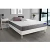 Image de ACTISOM Ensemble matelas ACTIMEMO DREAM memoire de forme 5 zones de confort sommier KIT blanc 200 x 200 cm