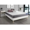 Image de Ensemble matelas ACTIMEMO DREAM mémoire de forme 200x200 cm 5zones de confort + sommier KIT blanc