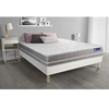 Image de Ensemble matelas Mémoire de forme ACTIMEMO TOUCH 180x200 3zones de confort + sommier KIT blanc