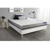 Image de Ensemble matelas 160x200 ACTIMEMO SOFT 3zones de confort + sommier KIT blanc