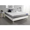 Image de ACTISOM Ensemble matelas ACTIMEMO SOFT 3 zones de confort sommier KIT blanc 140 x 200 cm