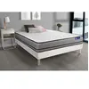 Image de Ensemble matelas ACTIMEMO 140x200cm 2 faces à MEMOIRE DE FORME 3zones de confort + sommier KIT blanc
