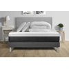 Image de Pack lit complet - Matelas 160x200 cm + Sommier tapissier à lattes (en kit) + 2 oreillers + Couette - Vital Form