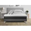 Image de Pack lit complet - Matelas 140x190 cm + Sommier tapissier à lattes (en kit) + 2 oreillers + Couette - Vital Form