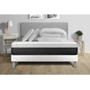 Image de Pack lit complet - Matelas 160x200 cm + Sommier tapissier à lattes (en kit) + 2 oreillers + Couette - Vital Form