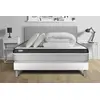 Image de Pack lit complet - Matelas 140x190 cm + Sommier tapissier à lattes (en kit) + 2 oreillers + Couette - Vital Ergo