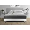 Image de Pack lit complet - Matelas 200x200 cm + Sommier tapissier à lattes (en kit) + 2 oreillers + Couette - Vital Care