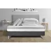 Image de VITALIT Pack prêt a dormir VITAL RELAX sommier Kit gris 140 x 200 cm