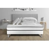 Image de Pack lit complet - Matelas 180x200 cm + Sommier tapissier à lattes (en kit) + 2 oreillers + Couette - Vital Relax